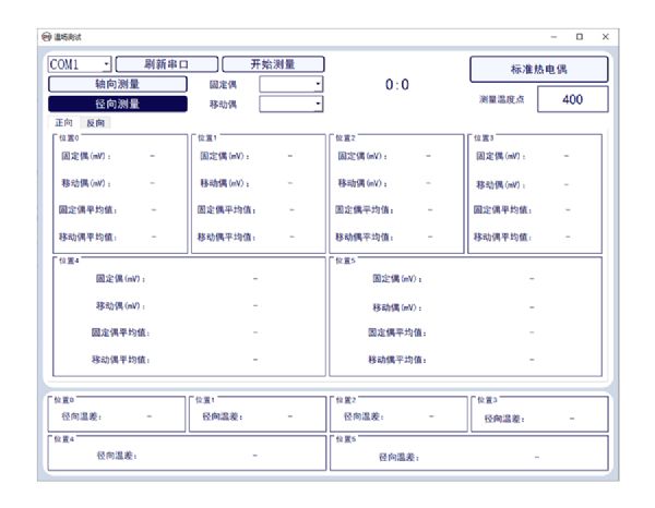 DY-JD熱電偶檢定爐溫場測試上位機軟件